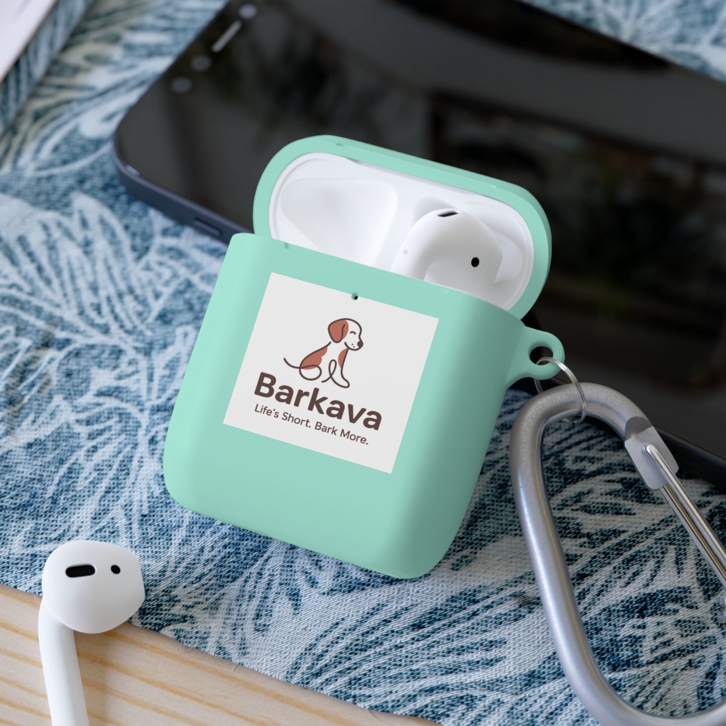 Barkava AirPods Case Cover - Dog Lover Gift, Stylish Charging Case, Pet Accessory, Wireless Earbuds Protector, Trendy Gadget
