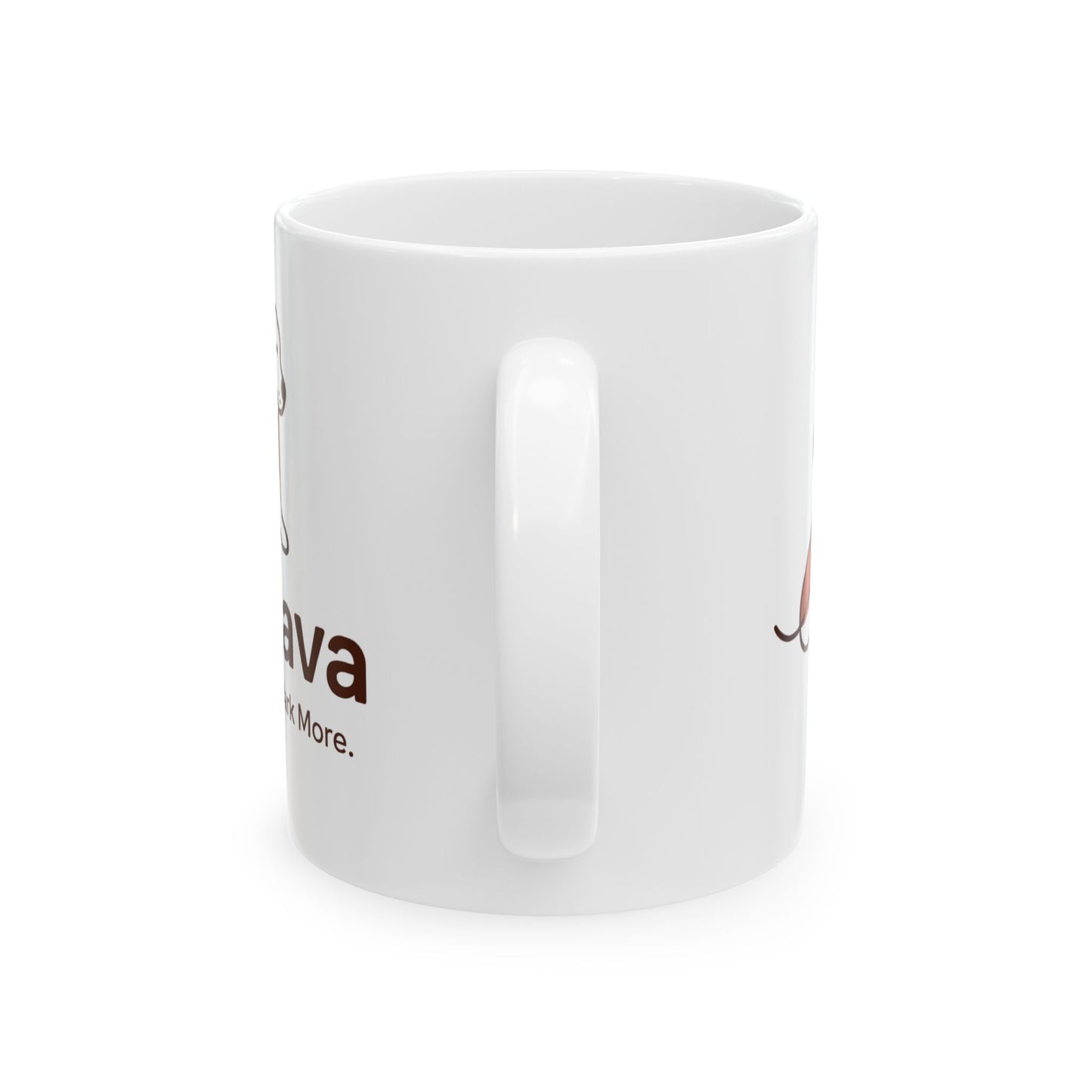 Coffee Mug, Funny Gift for Coffee Lovers, Office Humor, Novelty Mug for Birthdays, Life's Short, Enjoy Coffee