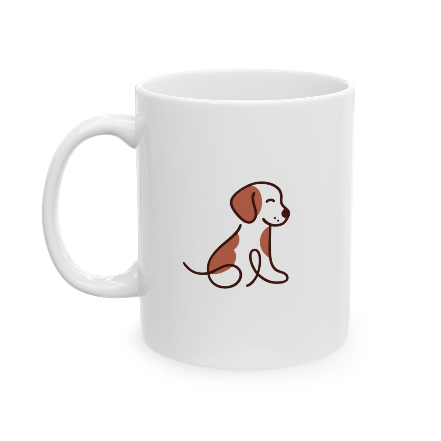 Coffee Mug, Funny Gift for Coffee Lovers, Office Humor, Novelty Mug for Birthdays, Life's Short, Enjoy Coffee