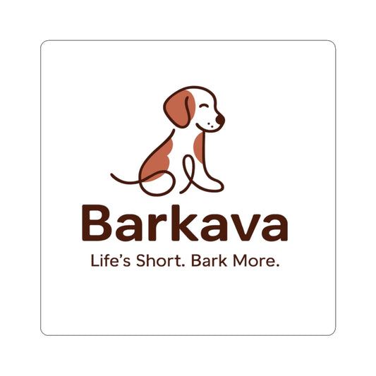 Dog Lover Kiss-Cut Stickers - Cute Pet Decor, Laptop Stickers, Gift for Dog Owners, Animal Lover Gift, Barkava